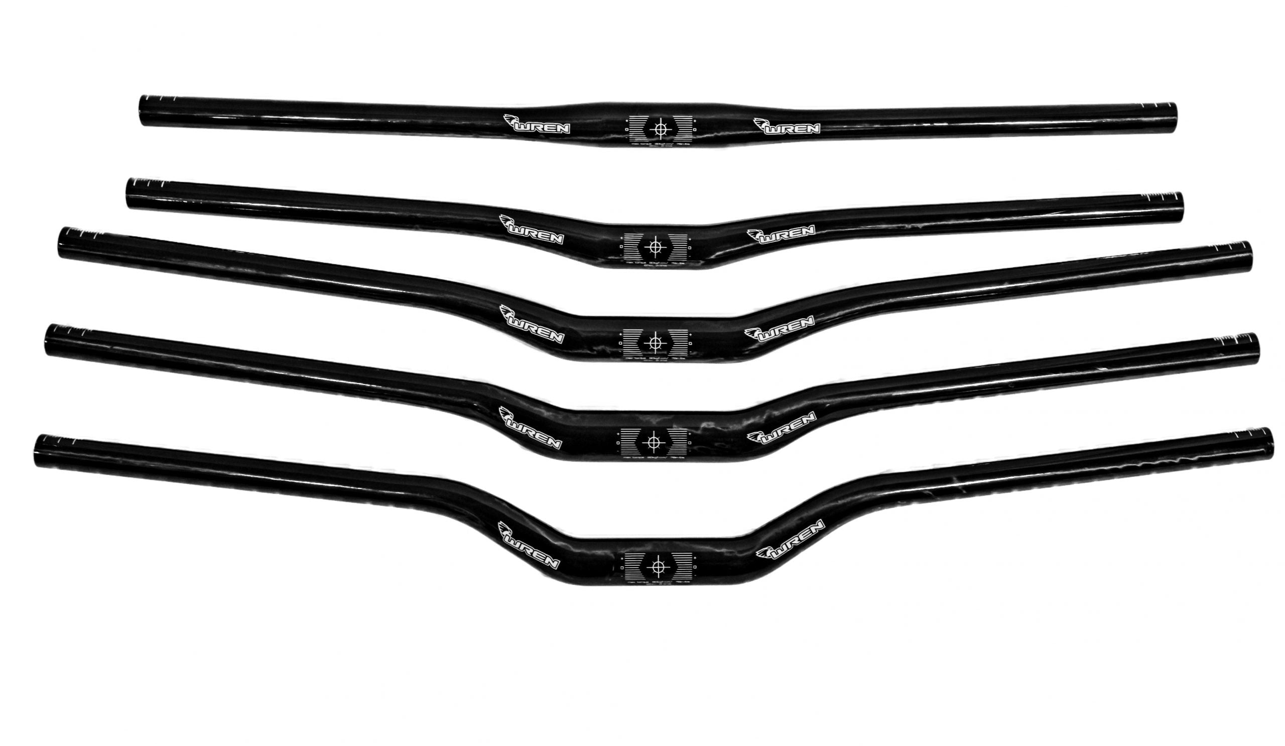 Handle Bar Carbon Fiber Riser Bars 580-760mm Carbon MTB Handlebar